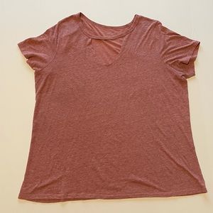 Lane Bryant Shirt with Cutout on Neckline